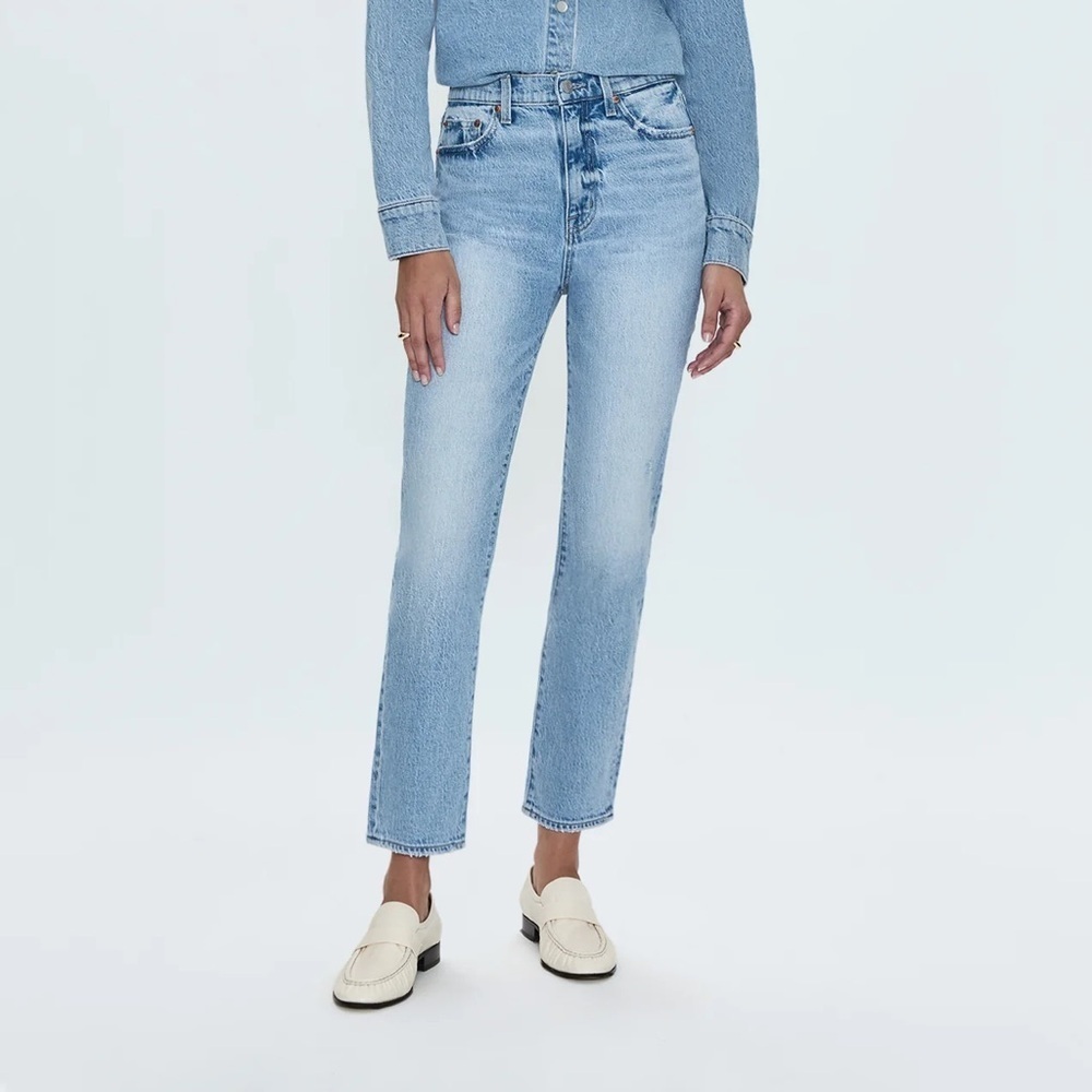 Pistola Bri High-Rise Ankle Straight-Leg Jeans